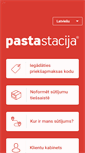 Mobile Screenshot of pastastacija.lv